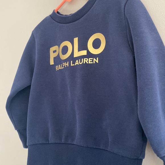 3T Polo Ralph Lauren 2 piece sweatsuit jogger set for toddler boys - Picture 3 of 9